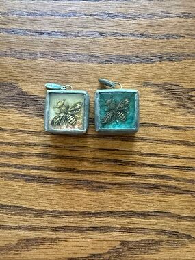 Jewel Kade Pair of Bee Charms